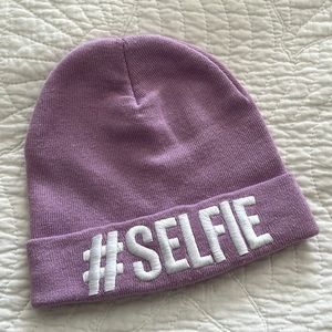 Light purple beanie, #SELFIE